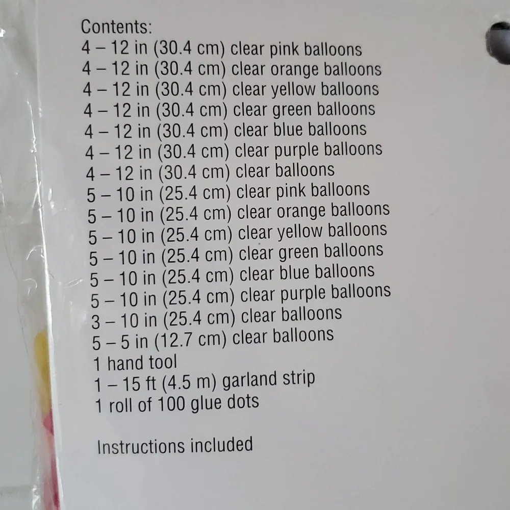CELEBRATE IT BALLOON GARLAND